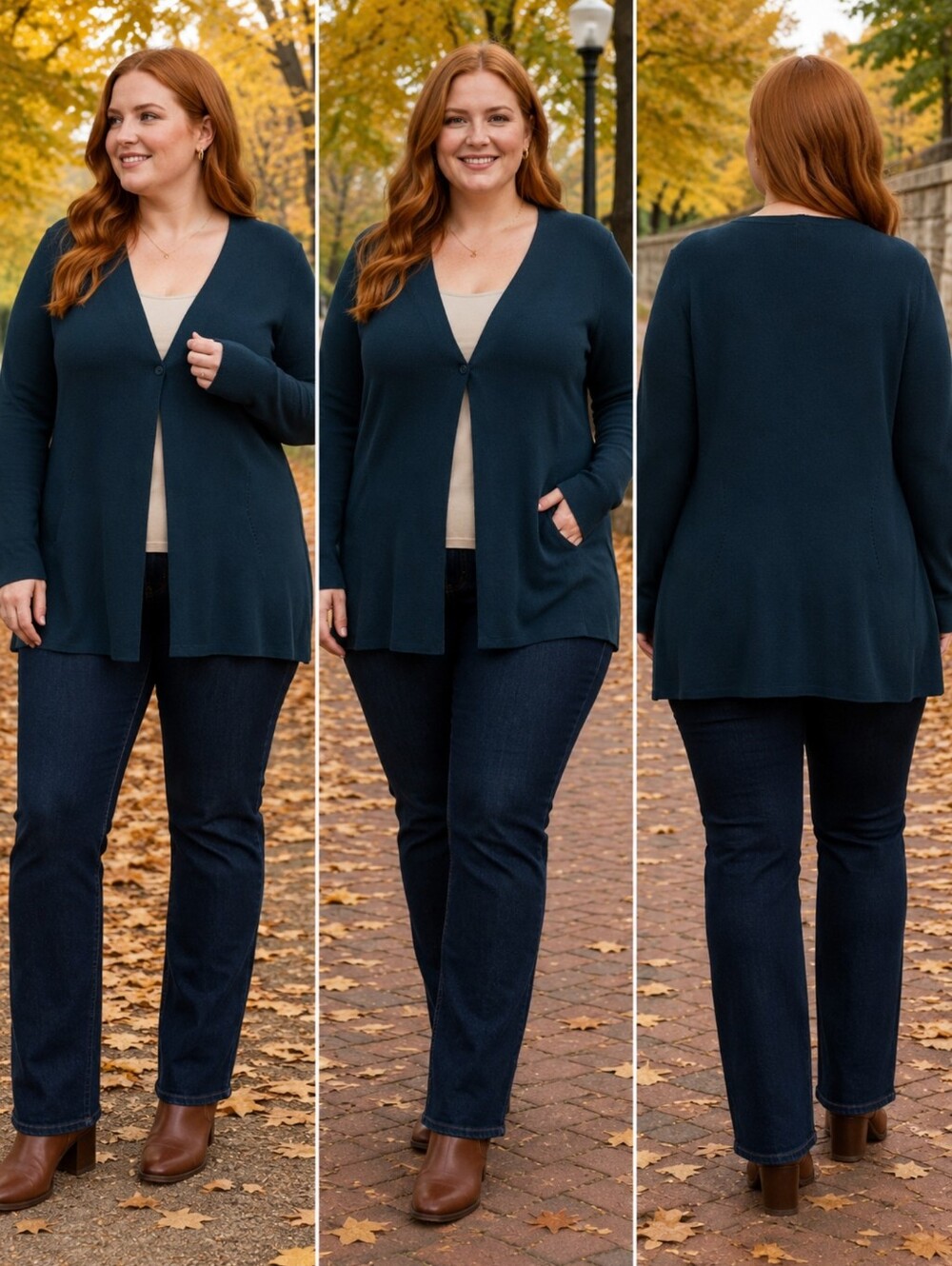 Eileen Fisher 100% Wool Long Cardigan Sweater Women’s L Teal Blue Minimalist
